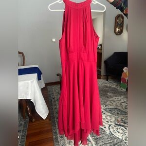 iEFiEL Red hi-lo Dress